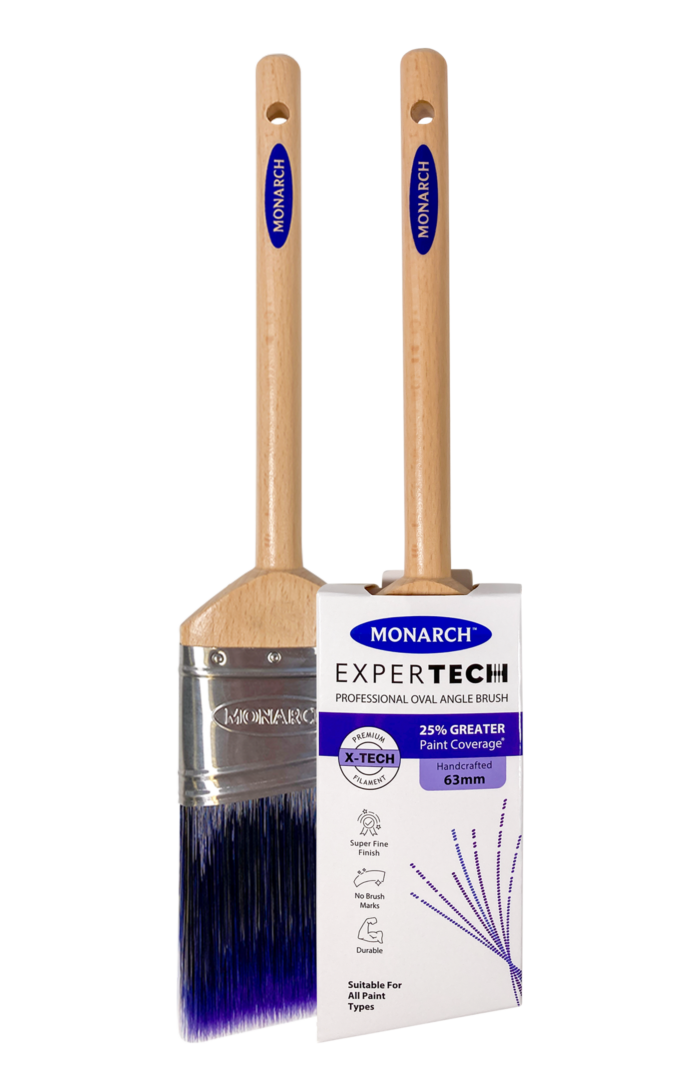 X-Tech Oval Angle Paint Brushes