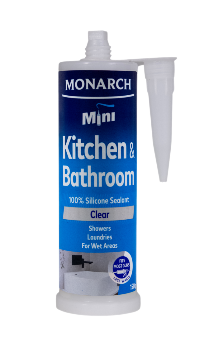 Monarch Mini Kitchen Bathroom Silicone - Clear