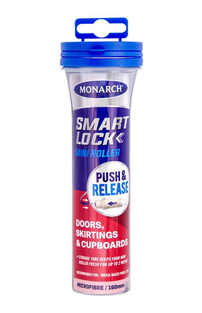 160mm Doors, Skirtings & Cupboards Microfibre Mini Roller Refill with Storage Tube- 4mm Nap