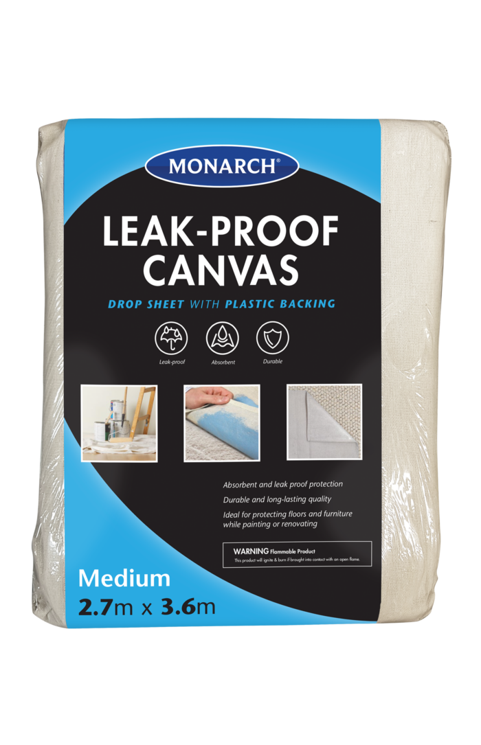 2.7m x 3.6m Leak Proof Canvas Drop Sheet