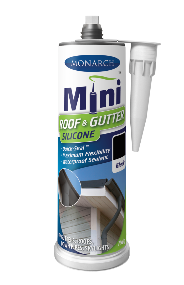 Mini Roof & Gutter Silicone - Black