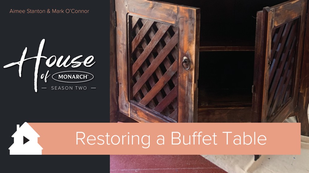 Restoring a Buffet Table - House of Monarch 2