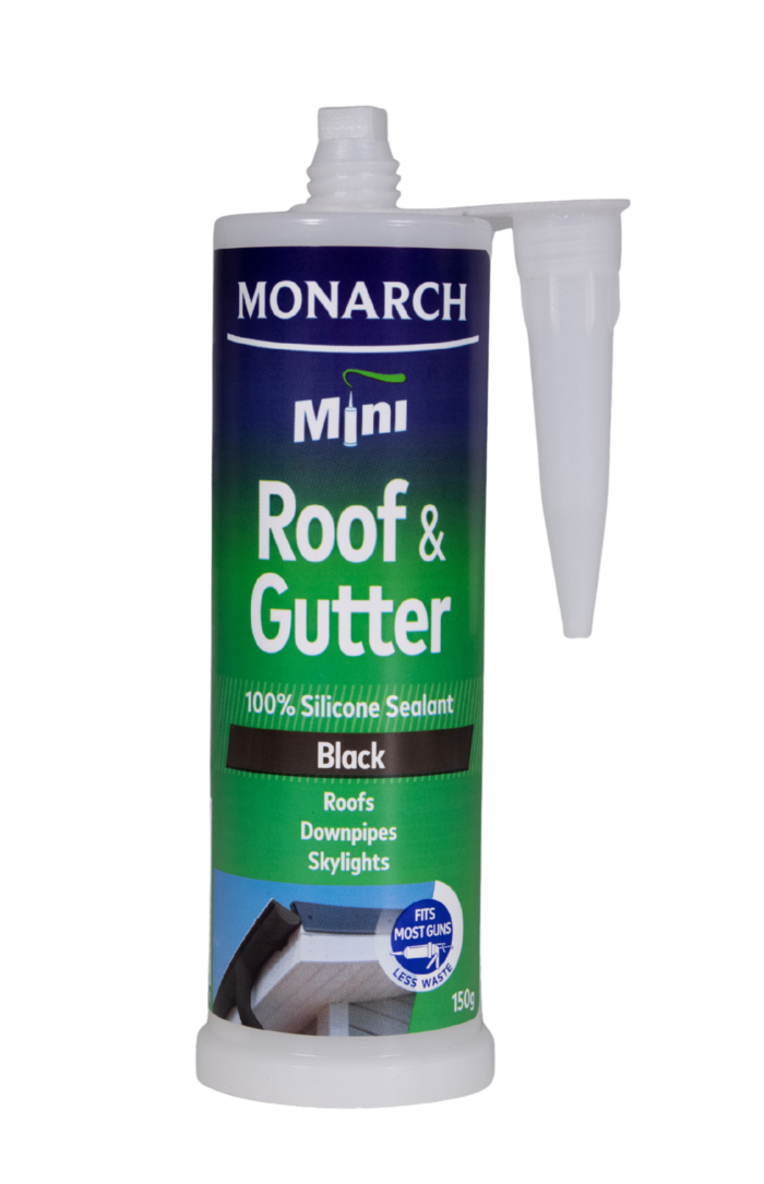 Roof & Gutter Silicone – Black - Monarch Mini