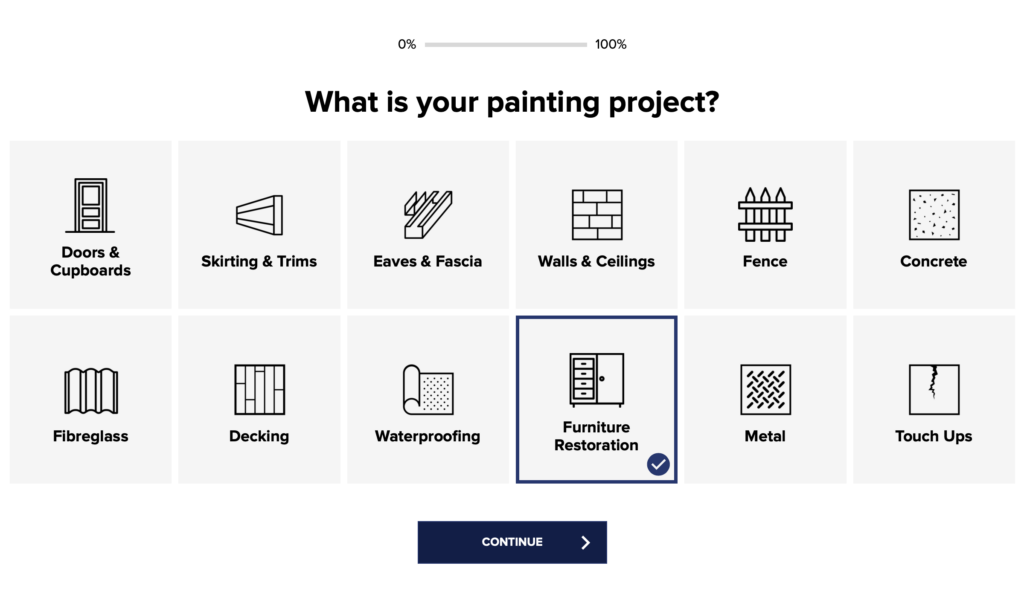 Monarch Painting Product Finder 1