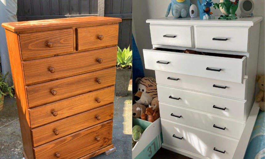 Upcycle a chest of drawers with ease