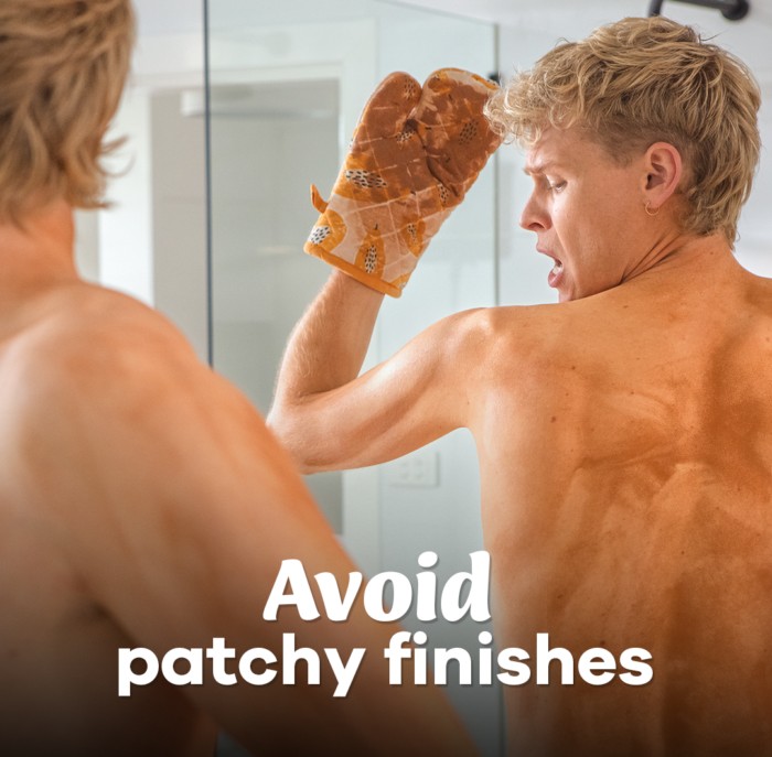 Avoid patchy finishes